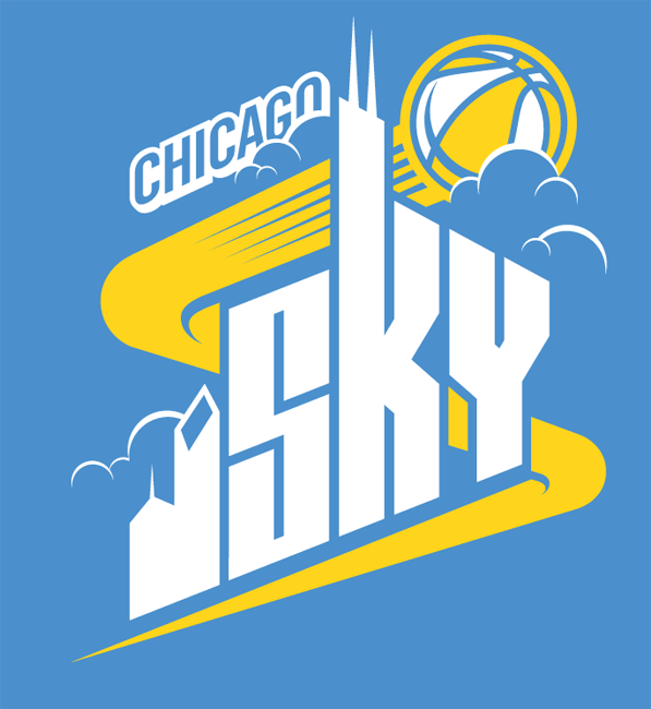 Chicago Sky 2006-Pres Alternate Logo iron on transfers for T-shirts